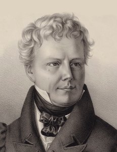 Säveltäjä Xaver Schnyder von Wartenseen muotokuva 1786-1868, 1832. tekijältä Unbekannt