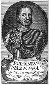 Hetmani Ivan Mazepan muotokuva 1639-1709, 1700-luvun alku. tekijältä Unbekannt