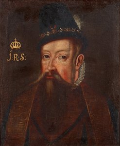 Ruotsin kuninkaan Johannes III:n muotokuva 1537-1592, um 1700 tekijältä Unbekannt