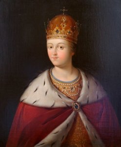 "Regent Sofia Aleksejevnan muotokuva", 1800-luvun ensimmäinen puolisko tekijältä Unbekannt