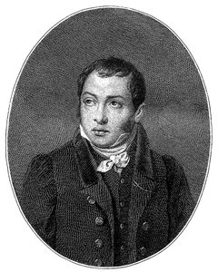 Kirjailija Faddei Bulgarinin muotokuva 1789-1859, 1828 tekijältä Unbekannt