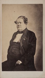Muotokuva säveltäjä Auguste-Mathieu Panseronista 1796-1859, noin 1855. tekijältä Unbekannt