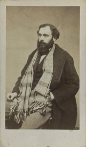 Säveltäjä Ferdinand Poisen muotokuva 1828-1892, n. 1875. tekijältä Unbekannt