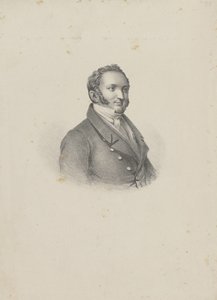 Muotokuva säveltäjä Gioachino Antonio Rossinista 1792-1868, 1826. tekijältä Unbekannt