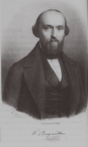 Säveltäjä Johann Friedrich Franz Burgmüllerin muotokuva 1806-1874, n. 1840 tekijältä Unbekannt
