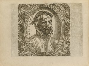 Säveltäjä Roland de Lassuksen muotokuva 1532-1594, 1560 tekijältä Unbekannt