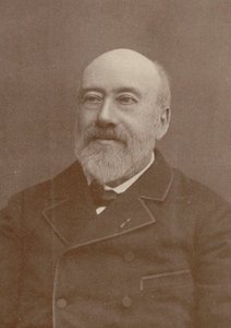 Muotokuva säveltäjästä ja chansonierista Gustave Nadaudista 1820-1893, 1880. tekijältä Unbekannt