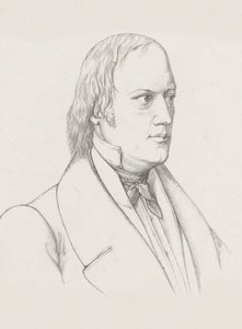Kapellimestari ja säveltäjä Johann Nepomuk Schelble muotokuva 1789-1837, n. 1830-1840. tekijältä Unbekannt