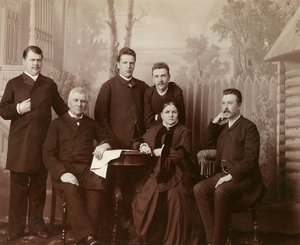 Sophia Perovskajan perheen muotokuva, 1860-luku tekijältä Unbekannt