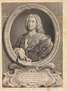 Matemaatikko Johann Bernoullin muotokuva 1667-1748, 1742. tekijältä Unbekannt