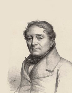 Oopperalaulaja Louis Antoine Eléonore Ponchardin muotokuva 1787-1866, 1845. tekijältä Unbekannt