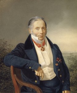 Taidemaalari Alexander Sauerweidin muotokuva 1782-1844, 1800-luvun ensimmäinen neljännes. tekijältä Unbekannt