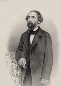 Pianisti ja säveltäjä Julius Schulhoffin muotokuva 1825-1898, 1860. tekijältä Unbekannt