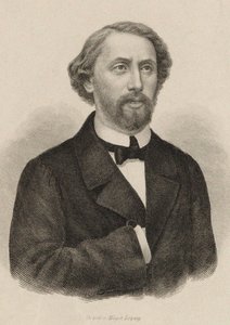 Pianisti ja säveltäjä Julius Schulhoffin muotokuva 1825-1898, 1860. tekijältä Unbekannt