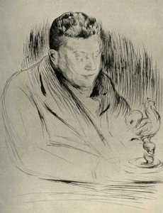 Kuvanveistäjä Alfred Gilbertin muotokuva, 1908. tekijältä Unbekannt