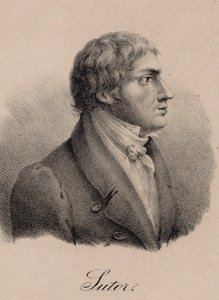 Laulaja ja säveltäjä Wilhelm Sutorin muotokuva 1774-1828, noin 1825. tekijältä Unbekannt