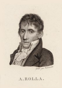 Muotokuva viulisti ja säveltäjä Alessandro Rolla 1757-1841, 1790. tekijältä Unbekannt