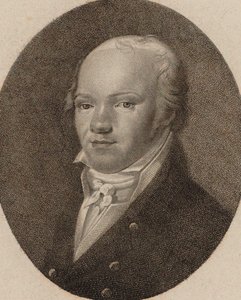 Viulisti ja säveltäjä Andreas Rombergin muotokuva 1767-1821, n. 1800. tekijältä Unbekannt