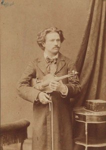 Muotokuva viulisti ja säveltäjä Frantisek Ondricek 1857-1922, 1882-1883. tekijältä Unbekannt
