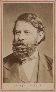 Muotokuva viulisti ja säveltäjä Joseph Joachim 1831-1907, 1870-luku. tekijältä Unbekannt