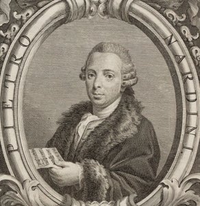Viulisti ja säveltäjä Pietro Nardinin muotokuva 1722-1793, 1782. tekijältä Unbekannt