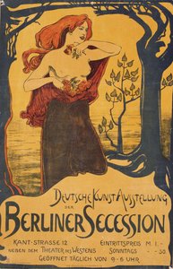 Juliste Berliinin Secession-näyttelyyn, n. 1900