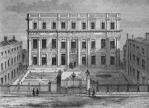 Powis House, Great Ormond Street, Bloomsbury, Lontoo, c1714 1878 tekijältä Unbekannt