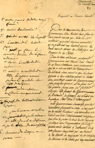 Valmistelevat muistiinpanot konkordaattiin, 22. marraskuuta 1800, 1921. tekijältä Unbekannt