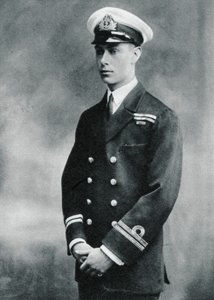 Prinssi Albert kuninkaallisen laivaston luutnantin univormussa, 1918 tekijältä Unbekannt