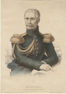 Prinssi Aleksanteri Sergejevitš Menšikov 1787-1869, 1855 tekijältä Unbekannt