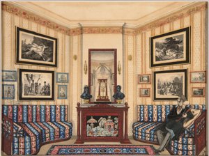 Prinssi Golitsynin huone, 1840-luku tekijältä Unbekannt