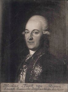 Prinssi Nikolai Vasilyevich Repnin 1734-1801, 1700-luku tekijältä Unbekannt