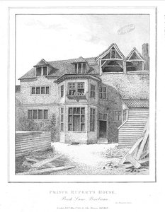 Prince Rupertsin talo, Beech Lane, Barbican, 1800 tekijältä Unbekannt