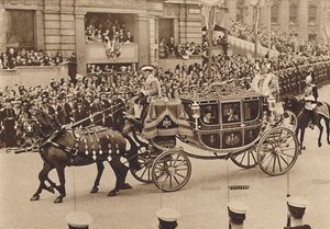 Prinsessa Elizabeth ja hänen serkkunsa Lord Lascelles prinsessa Royalin kanssa, 1937 tekijältä Unbekannt