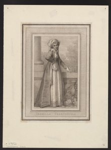 Prinsessa Izabela Czartoryska, os. kreivitär Fleming 1746-1835, 1700-luku tekijältä Unbekannt