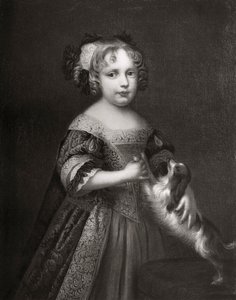 Prinsessa myöhemmin kuningatar Anne, 1670-1675 1906 tekijältä Unbekannt
