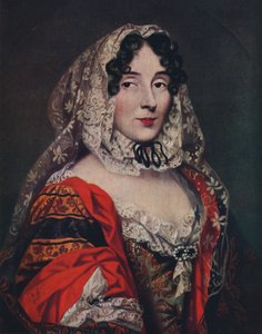 Ursinien prinsessa, Anne Marie de La Tremoille, c1670, 1939 tekijältä Unbekannt