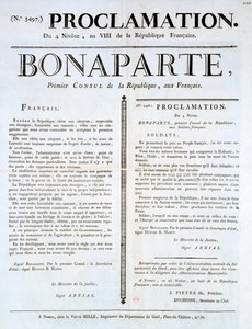Napoleonin julistaminen 1. konsuliksi, 1800-luku tekijältä Unbekannt