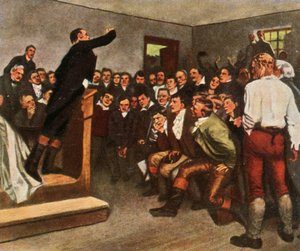 Professori Steffens herättää yleisönsä taistelemaan vapauden puolesta, 8. helmikuuta 1813, 1936. tekijältä Unbekannt