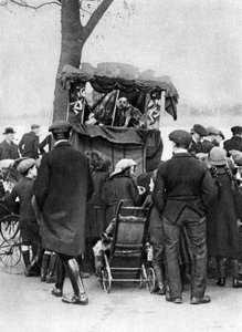 Punch and Judy Show Putneyssa, Lontoossa, 1926-1927 tekijältä Unbekannt