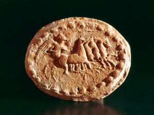 Quadriga, Kerkouane, Tunisia, 3. vuosisadalla eKr tekijältä Unbekannt