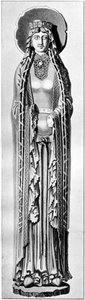 Kuningatar Clotilda, 6. vuosisata, 1910 tekijältä Unbekannt