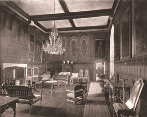 Kuningatar Elisabetin huone Penshurst Placessa, Kentissä, 1894. tekijältä Unbekannt