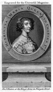 Kuningatar Henrietta Maria, Kaarle I:n kuningatar puoliso tekijältä Unbekannt