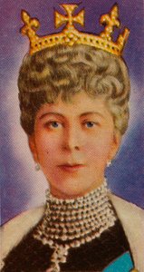 Kuningatar Mary, kuningas Yrjö V:n puoliso, hänen ensimmäisessä osavaltion avajaisissaan, 1911 1935 tekijältä Unbekannt