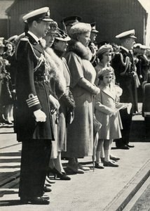 Queen Mary lähtee vierailemaan Kanadassa, 1939, 1951. tekijältä Unbekannt