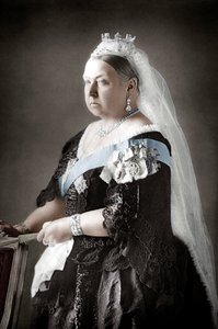 Yhdistyneen kuningaskunnan kuningatar Victoria, 1890 tekijältä Unbekannt