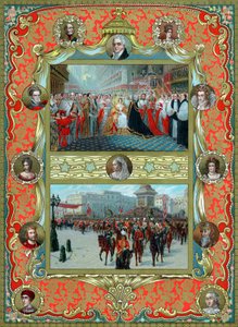 Kuningatar Victorian kruunajaiset 1837 ja kultainen juhlavuosi 1887 tekijältä Unbekannt