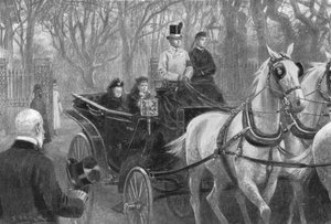 Queen Victorian viimeinen ajo, Osborne, 15. tammikuuta 1901. tekijältä Unbekannt