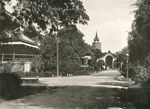 Queens Watch Tower, Palace, Mandalay, 1900. tekijältä Unbekannt